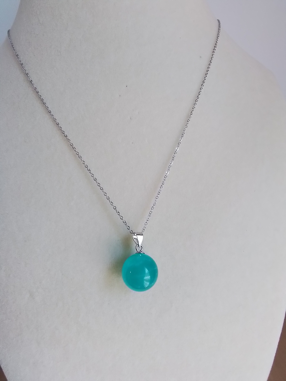 Amazonite Pendant Necklace